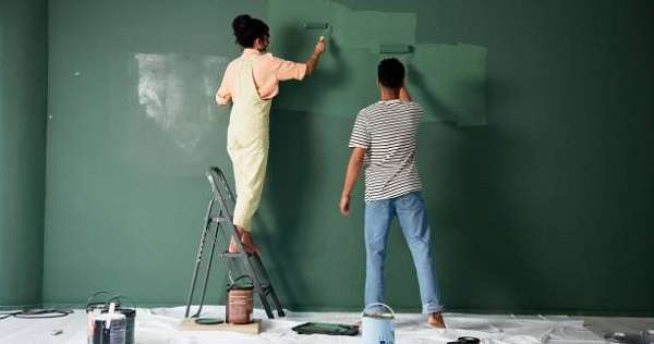 Peinture ou sol en premier