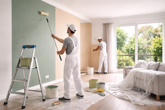Peindre un appartement avant déménagement délais, budget et astuces