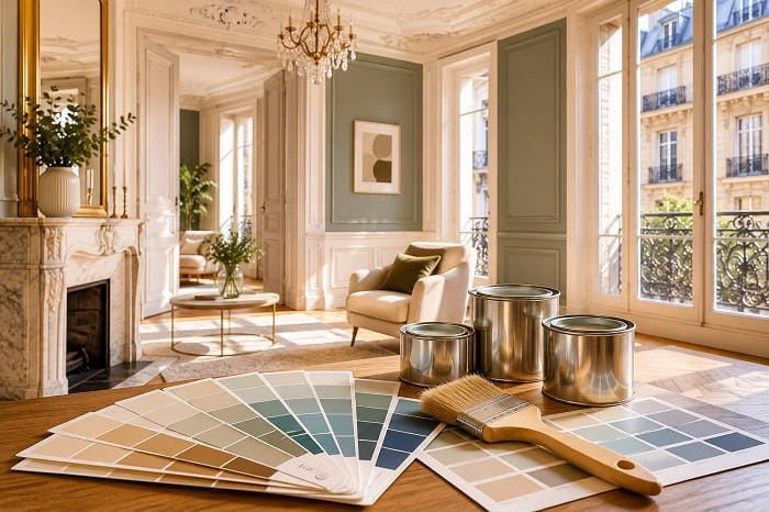 Comment choisir la bonne peinture pour son appartement haussmannien